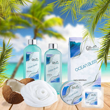 Cargar imagen en el visor de la galería, Canasta de regalo de spa con refrescante fragancia Ocean Bliss NDP-16
