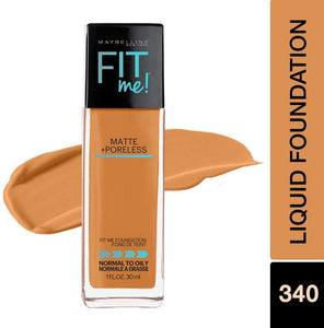Fit Me! Foundation, 340 Cappuccino, 1.0 Oz ✅