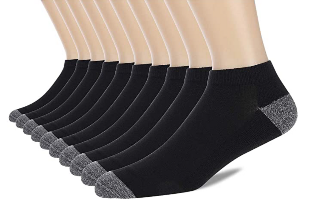 Paquete de 10 calcetines casuales de corte bajo y comodidos NDP-12