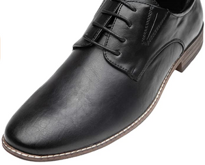 VOSTEY Zapatos de vestir de hombre formales- Negros NDP-6