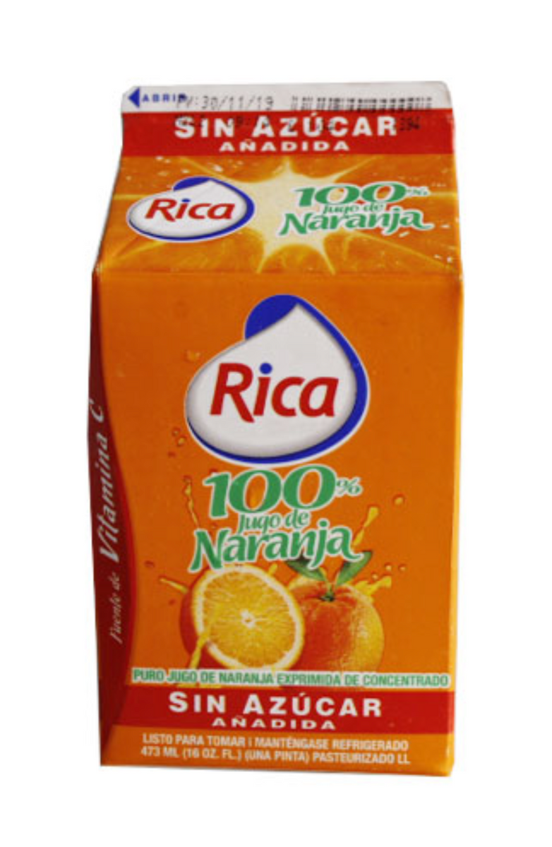 Rica Jugo 100% Sin Azucar 16 Oz – SupplyRD.com