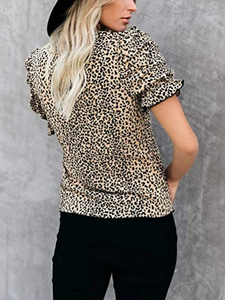 GamISOTE - Camiseta de manga corta de leopardo NDP35