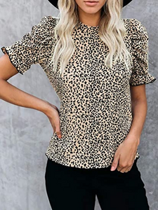 GamISOTE - Camiseta de manga corta de leopardo NDP35