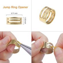 Cargar imagen en el visor de la galería, Suministros para hacer joyas, 1500 anillos de salto con cierres de langosta y alicates de joyería  NDP19
