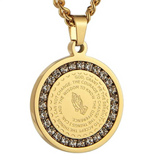 Cargar imagen en el visor de la galería, Collar de joyería cristiana con versículo de la Biblia NDP35
