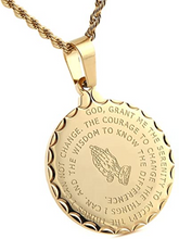 Cargar imagen en el visor de la galería, Collar de joyería cristiana con versículo de la Biblia NDP35
