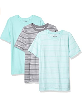 Juego de 3 camisetas: Aqua Tee, Aqua Stripe Tee, gris  NDP-34