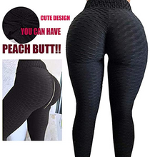 Cargar imagen en el visor de la galería, Pantalones de yoga de cintura alta para mujer, control de barriga, entrenamiento, levantamiento de glúteos NDP-1
