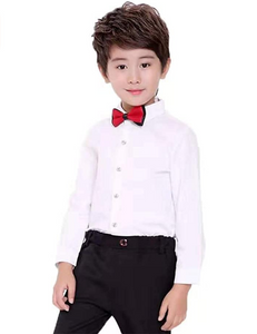 Conjunto de traje de niño formal Slim Fit Dresswear 4 piezas chaleco y pantalón traje NDP-65