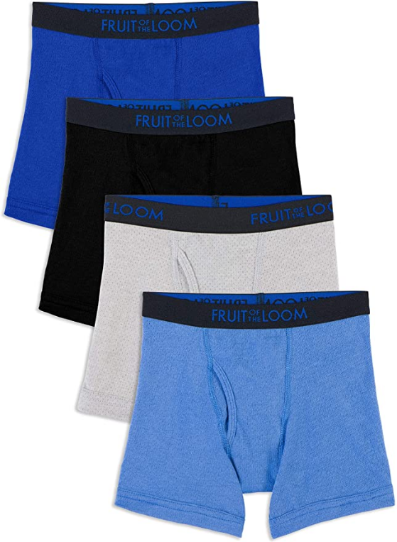 Calzoncillos tipo bóxer de malla transpirable para niño (4 unidades) NDP-56