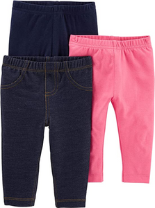 Leggings para bebé y niña (3 unidades) NDP-42
