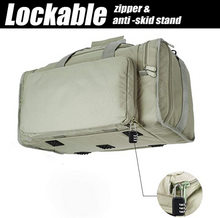 Cargar imagen en el visor de la galería, Bolsa táctica para tiro de pistola impermeable con cremallera y pies antideslizantes resistentes NDP-2
