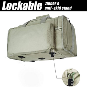 Bolsa táctica para tiro de pistola impermeable con cremallera y pies antideslizantes resistentes NDP-2