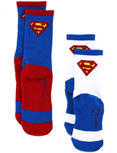 Cargar imagen en el visor de la galería, Superman - Calcetines deportivos para niños (2 unidades)  NDP-80

