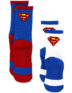 Superman - Calcetines deportivos para niños (2 unidades)  NDP-80