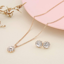 Cargar imagen en el visor de la galería, Joyas de boda para novias con peine lateral de cristal, 5 unidades NDP-46
