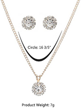 Cargar imagen en el visor de la galería, Joyas de boda para novias con peine lateral de cristal, 5 unidades NDP-46
