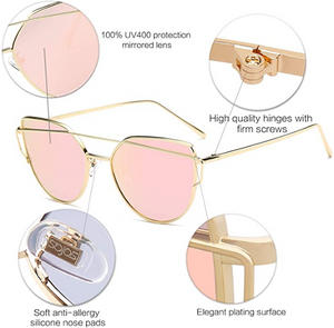 Gafas de sol para mujer, diseño de ojo de gato NDP-90
