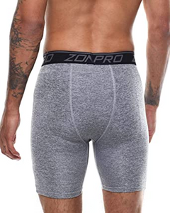 Zona Pro Athletic Hombres de compresión ropa interior pantalones cortos – Paquete de 2 ✅