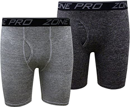 Zona Pro Athletic Hombres de compresión ropa interior pantalones cortos – Paquete de 2 ✅