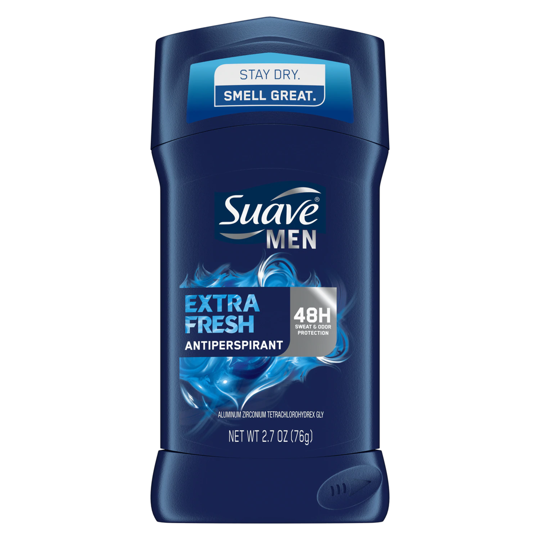 Suave Men Antitranspirante Extra Fresco Protección de 48 horas 2.7 oz