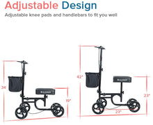 Cargar imagen en el visor de la galería, Andador de rodilla de salud plegable de Mecanismo orientable  NDP25
