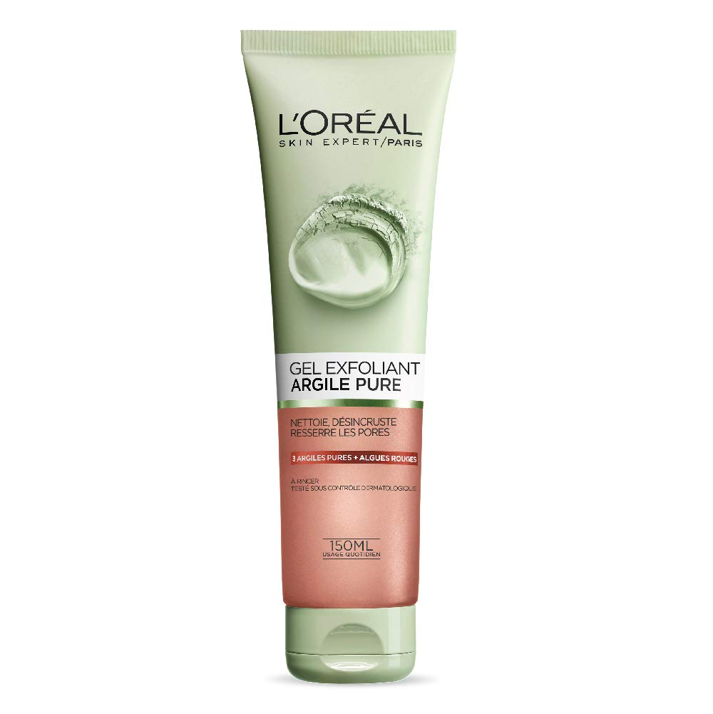 Limpiador facial de arcilla pura para el cuidado de la piel de L'Oreal Paris,  4.4oz