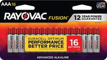 Cargar imagen en el visor de la galería, Rayovac AAA Fusion Premium - Pilas alcalinas, AAA NDP6
