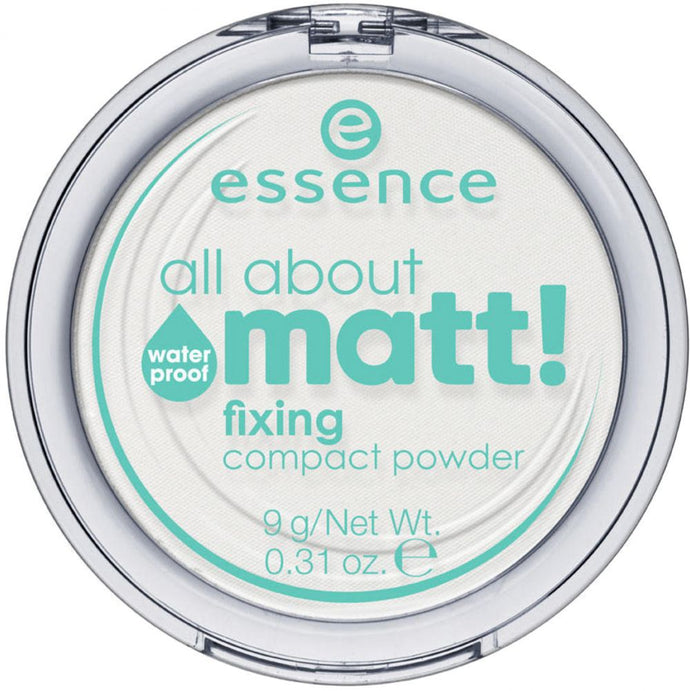 Essence All About polvo compacto impermeable fijación mate