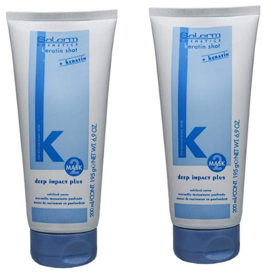 2x Salerm keratin shot Plus de impacto profundo