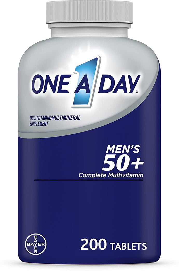 Multivitamina One-A-Day, Para hombre mayores de 50+ años 200 unidades