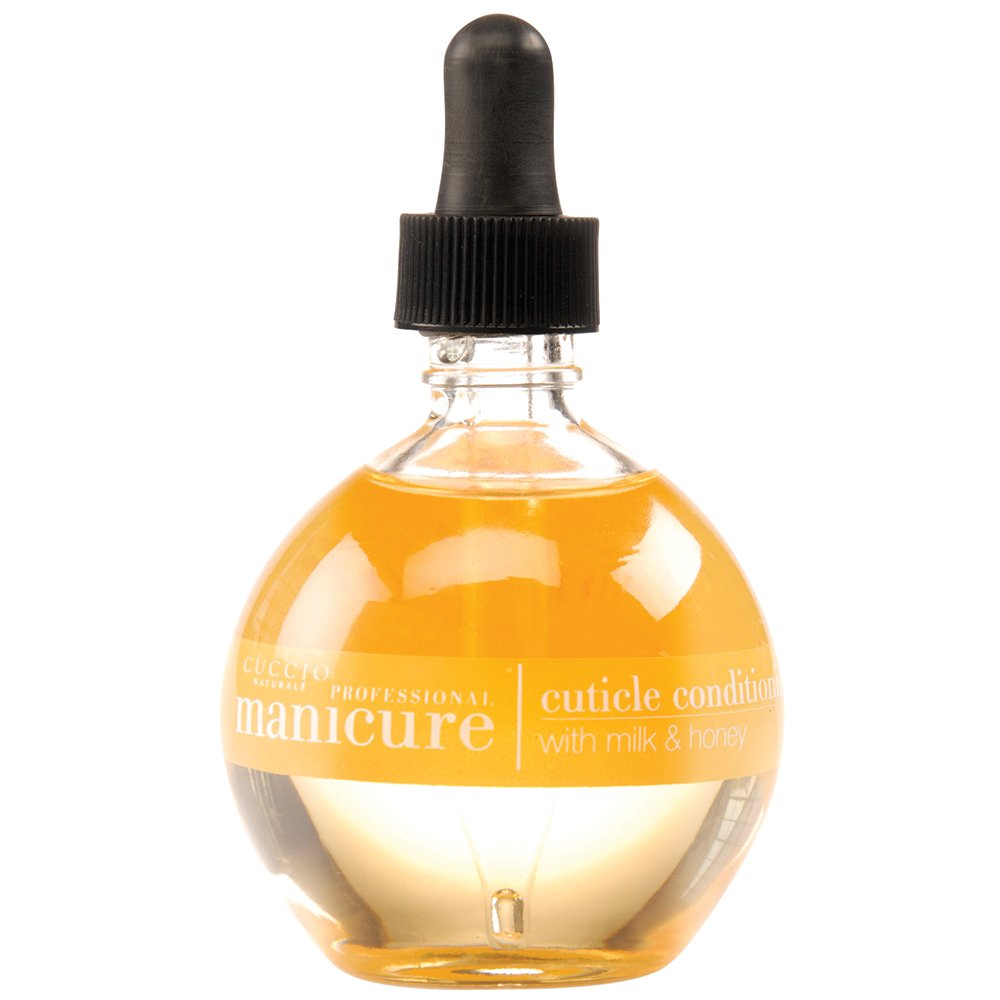 Aceite, leche y miel para cutículas Cuccio Revitalize, 2.5 onzas Leche y Miel