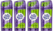 Cargar imagen en el visor de la galería, Lady Speed Stick Invisible Dry Antitranspirante y desodorante, polvo fresco – 2.3 oz – 4 unidades
