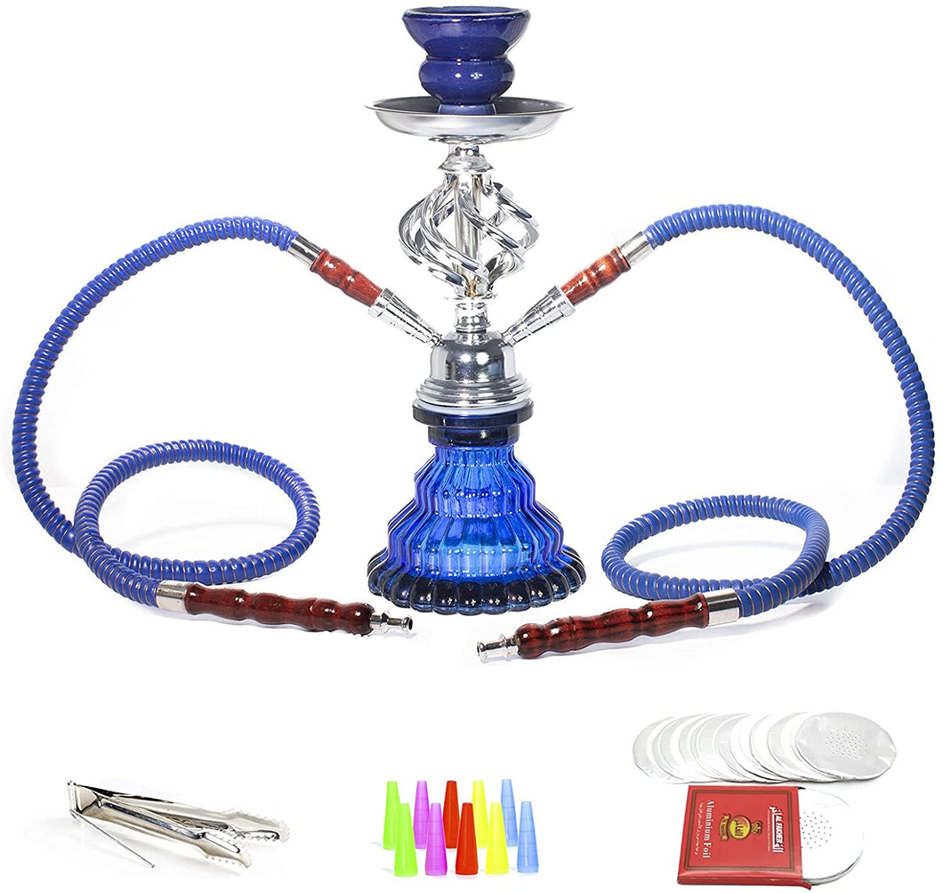 Hookah portátil de 11.5 pulgadas 2 manguera  NDP79