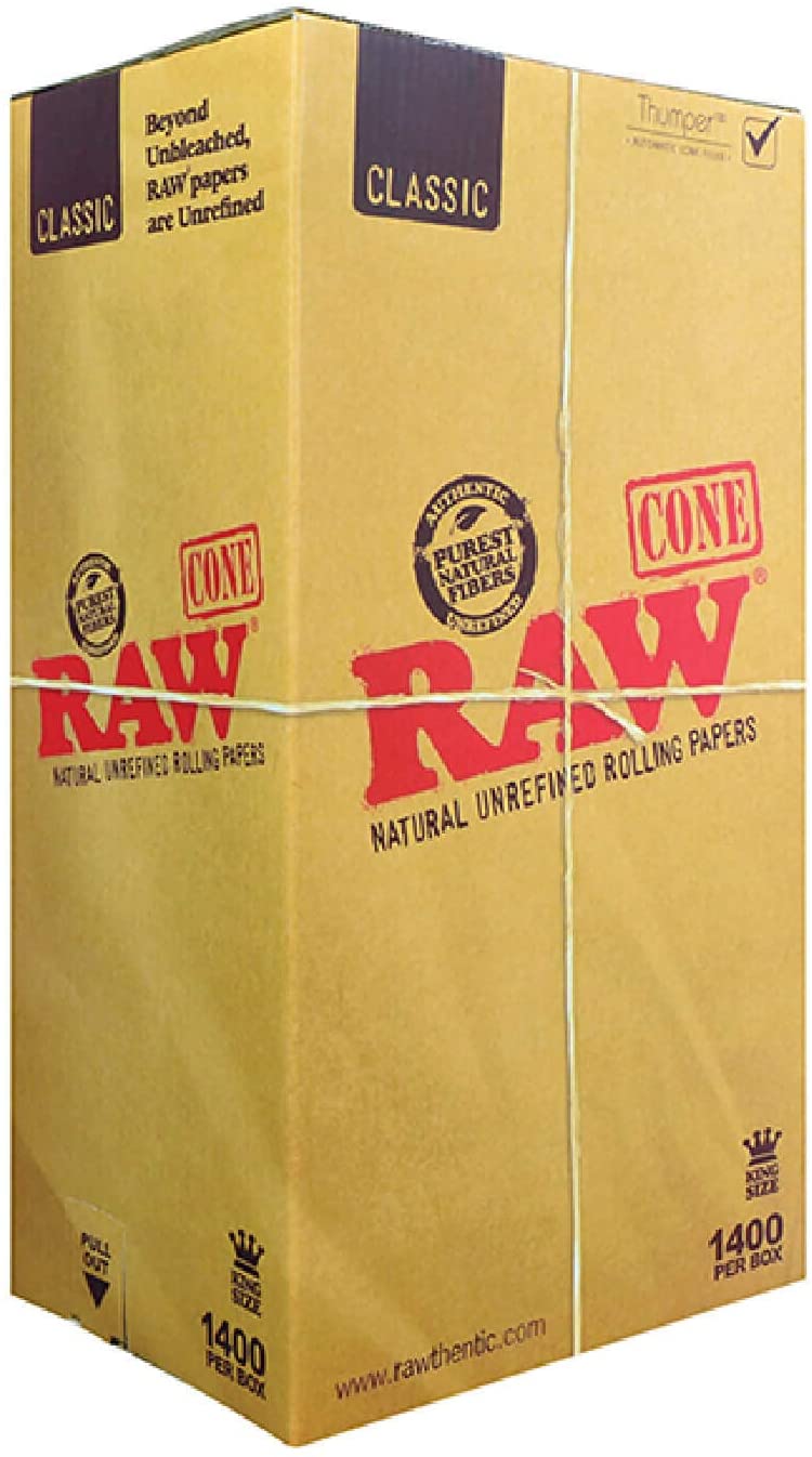 Cono preenrollado RAW 1400 Pack (tamaño king)