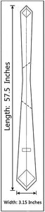 Corbata de poliéster de color sólido de 3.1 in NDP25