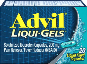 Advil Liqui-Gels - Disipador de dolor reductor de fiebre