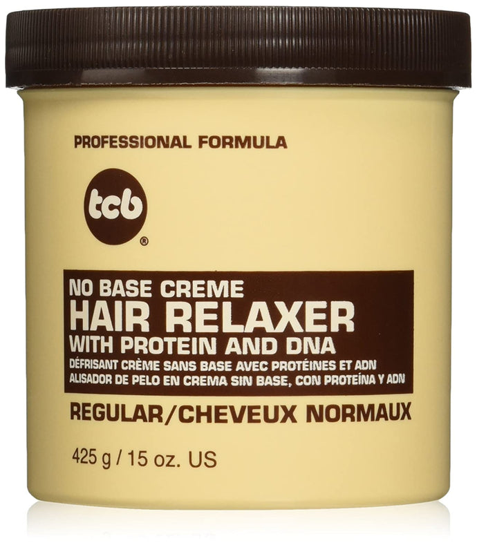 No Base Crema relajante para el cabello, regular, 15 onzas