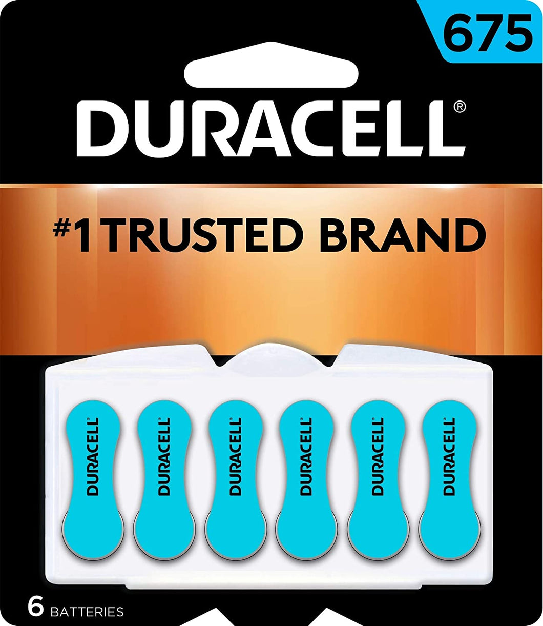 Duracell Baterías de audífonos de larga duración tamaño 675  NDP34