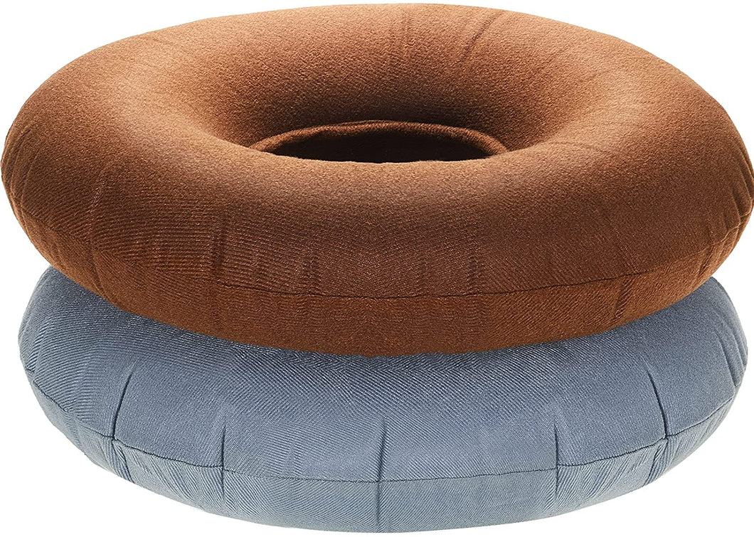 2 piezas de cojínes de asiento inflable redondo 15 pulgadas