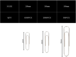700 clips de papel, tamaño grande, tamaño pequeño NDP51