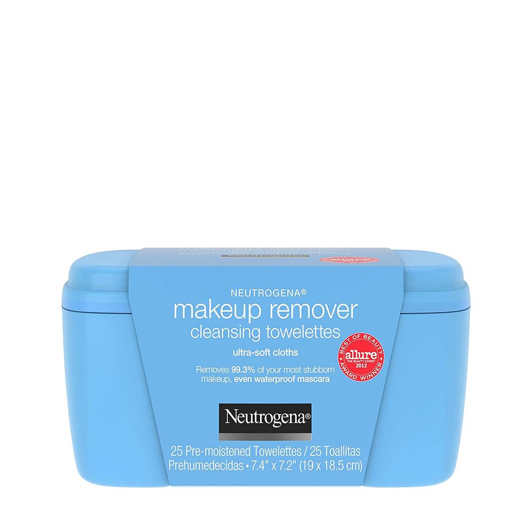 Toallitas limpiadoras faciales desmaquillantes Neutrogena 25 ct