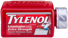 Cargar imagen en el visor de la galería, Tylenol - Geles de liberación rápida de acetaminofeno extrafuerte, alivio del dolor y reducción de fiebre
