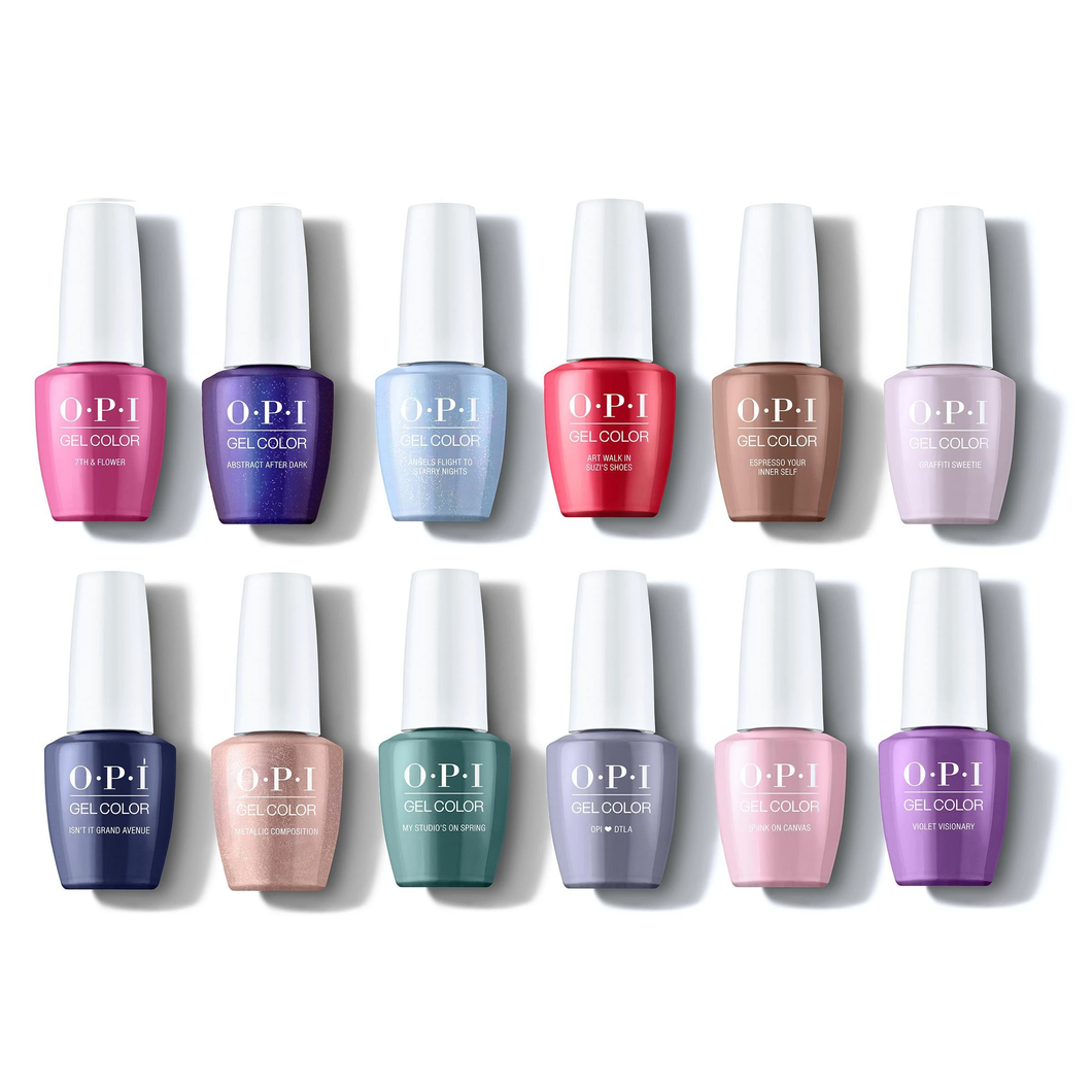 OPI - Downtown LA GelColor Colección Invierno 2021- Set de 12 Gels