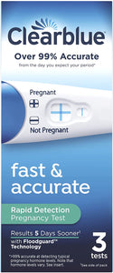 Clearblue Prueba de embarazo de detección rápida