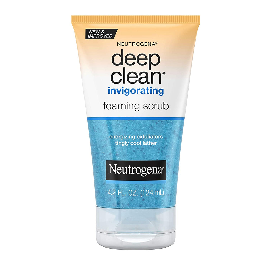 Exfoliante facial espumoso revitalizante de limpieza profunda de Neutrogena 4.2oz