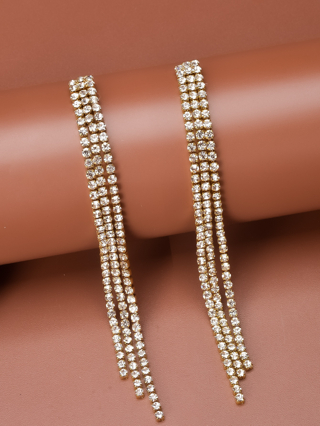 Pendientes de borlas de diamantes ✅