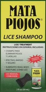 Mata Piojos, Shampoo y tratamiento para deshacerte de los molestos piojos de manera eficaz
