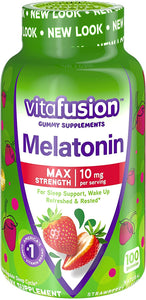 Gomitas de melatonina Vitafusion Maxima fuerza, para dormir, 100 unidades