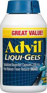 Advil Liqui-Gels - Disipador de dolor reductor de fiebre